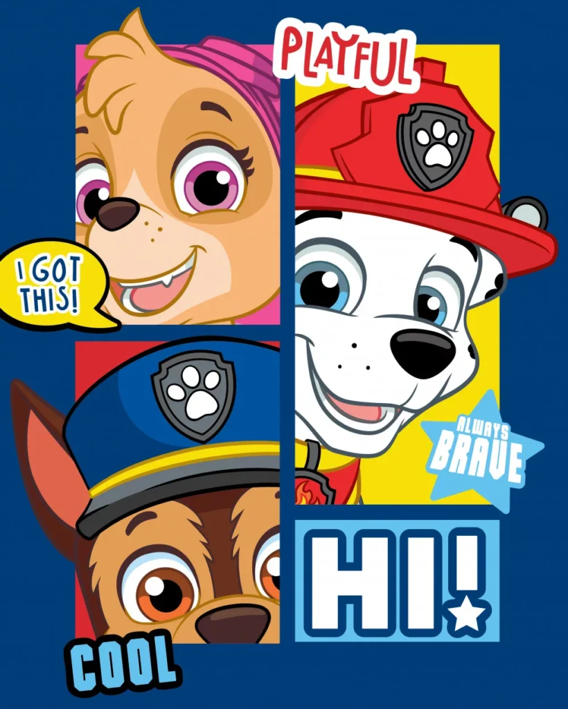 Paw Patrol fleece plaid playful - 100 x 140 cm
