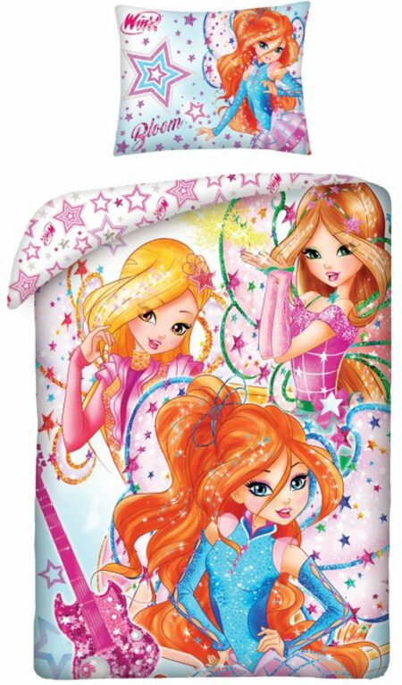 Winx Club Dekbedovertrek Bloom - 140 x 200 cm - Katoen  - 70 x 90 cm