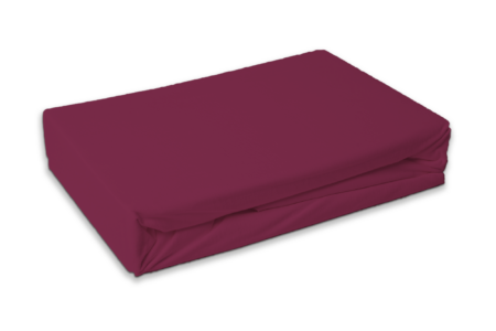 Ledikant hoeslaken 60 x 120 cm - Burgundy