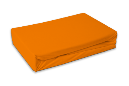 Ledikant hoeslaken 60 x 120 cm - Oranje