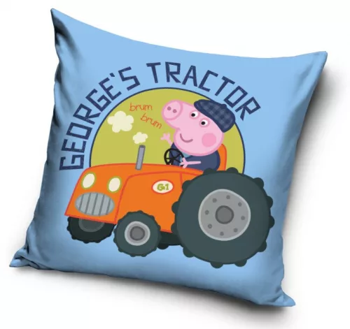 George's tractor sierkussen blauw 40X40 cm