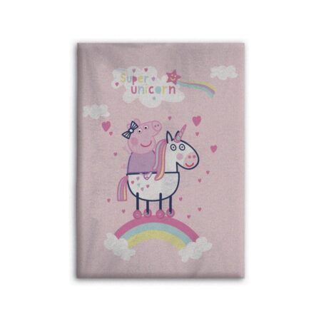 Peppa Pig Fleece plaid Unicorn 100 x 140 cm