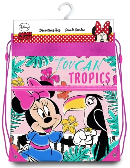 Minnie Mouse gymtas  30 x 40 cm