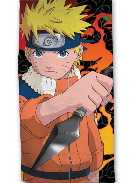 Naruto strandlaken  fight 70 x 140 cm