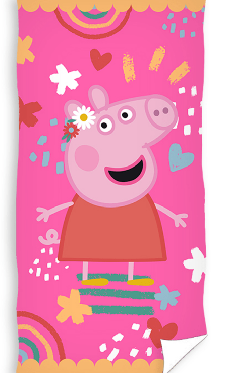 Peppa Pig strandlaken Roze  70 x 140 cm
