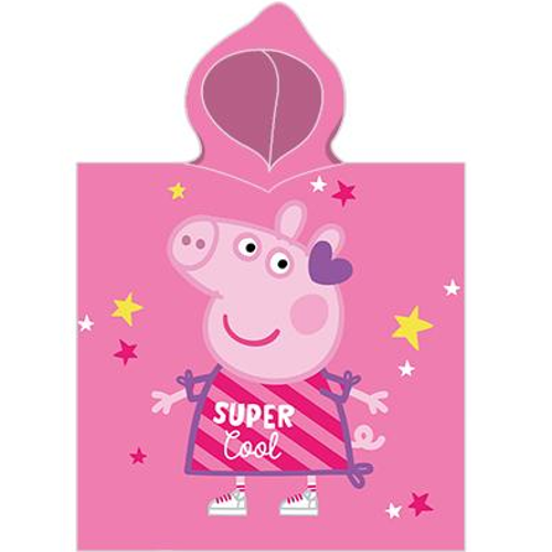 Peppa Pig Poncho besties - 55 x 110 cm