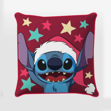 Stitch sierkussen Kerst 40x40cm