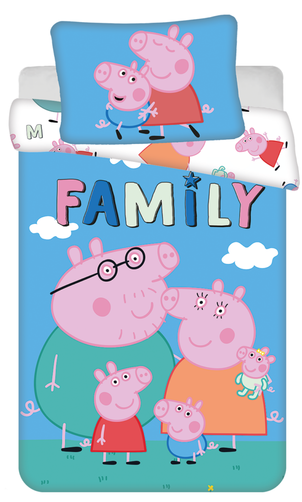 Peppa Pig peuter dekbedovertrek 100 x 135 cm - Katoen pre order
