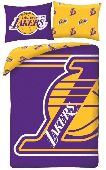 Lakers Dekbedovertrek 140 x 200 cm - 70 x 90 cm - polyester - Geel - pre order