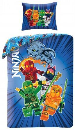 Lego Ninjago dekbedovertrek ninjago  140 x 200 cm  - Katoen - 70 x 90 cm - Pre Order
