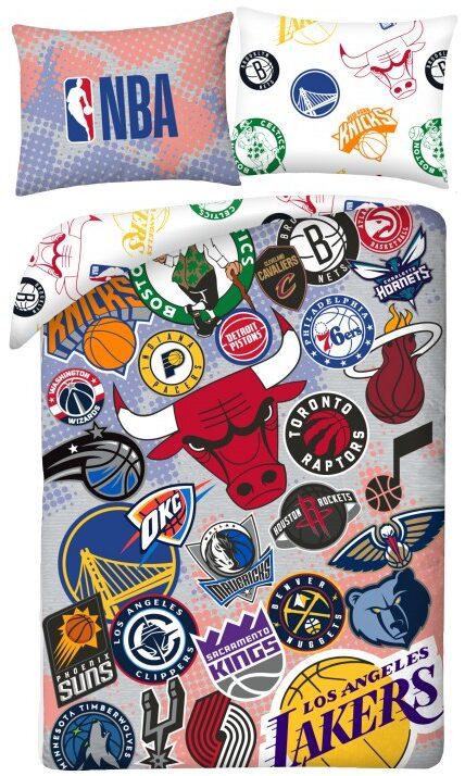 NBA Dekbedovertrek 140 x 200 cm - 70 x 90 cm - polyester - Pre Order