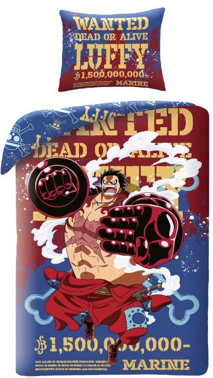 One Piece Wanted Dekbedovertrek 140 x 200 cm polyester- Pre Order