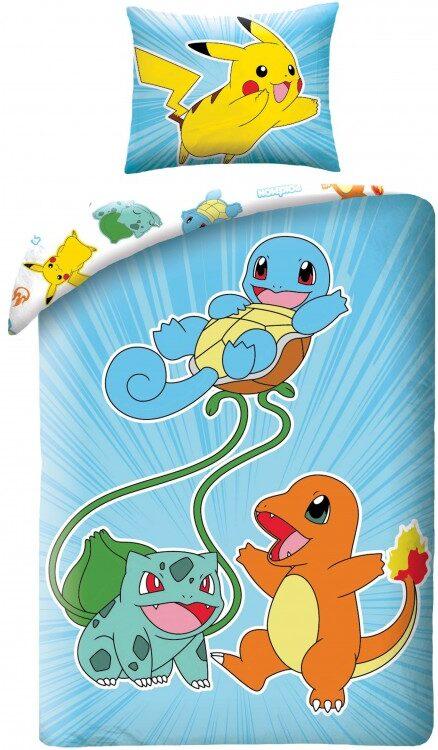 pokemon squirtle Dekbedovertrek 140 x 200 cm (70 x 90 cm)  polyester- Pre Order