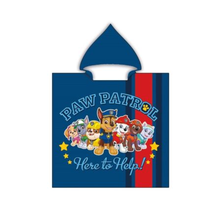 Paw Patrol poncho here to help 55 x 110 cm - polyester