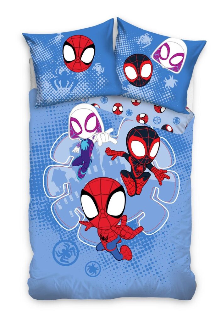 SpiderMan Dekbedovertrek Spidey 140 x 200 cm - 70x90cm