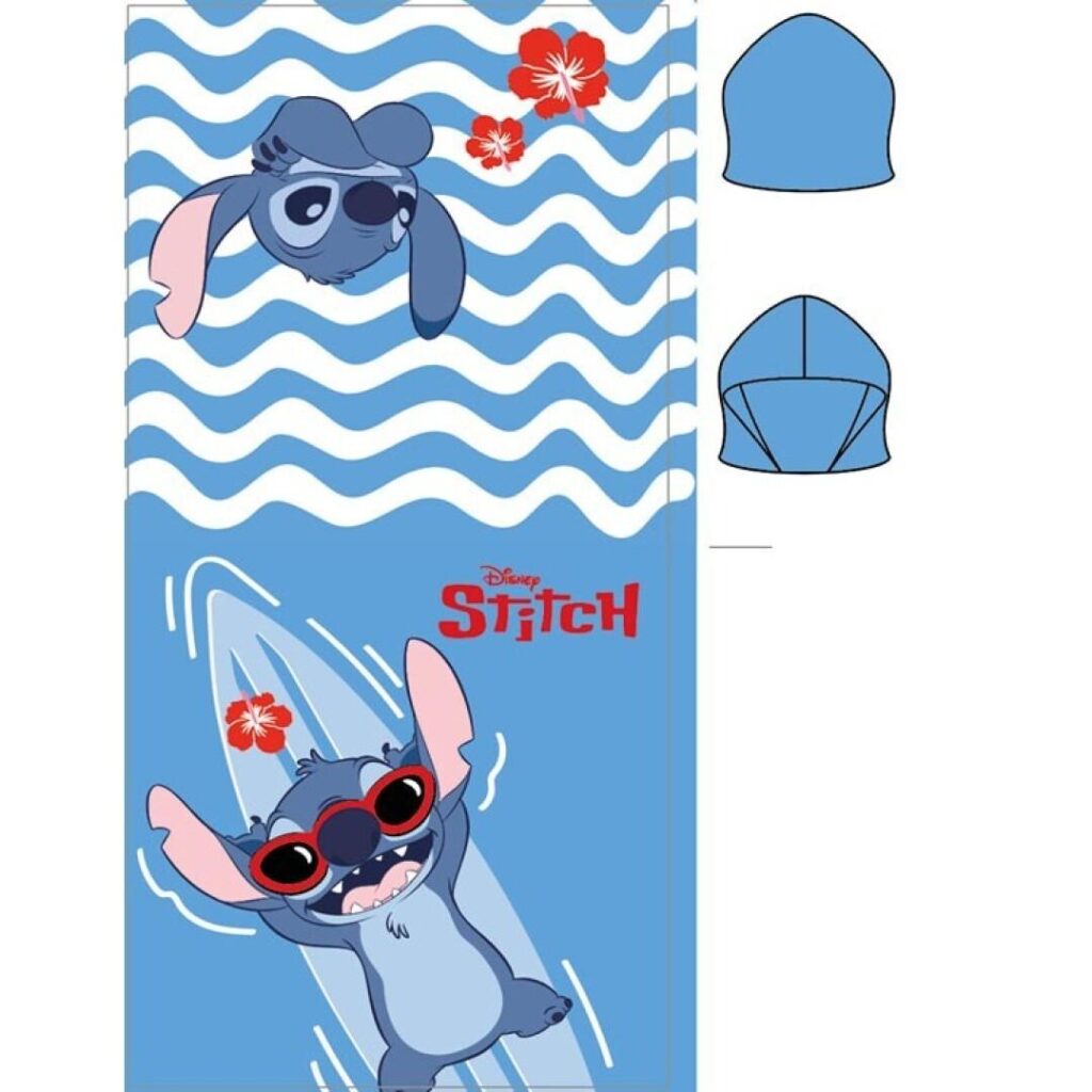 Stitch poncho zee 55 x 110 cm - polyester