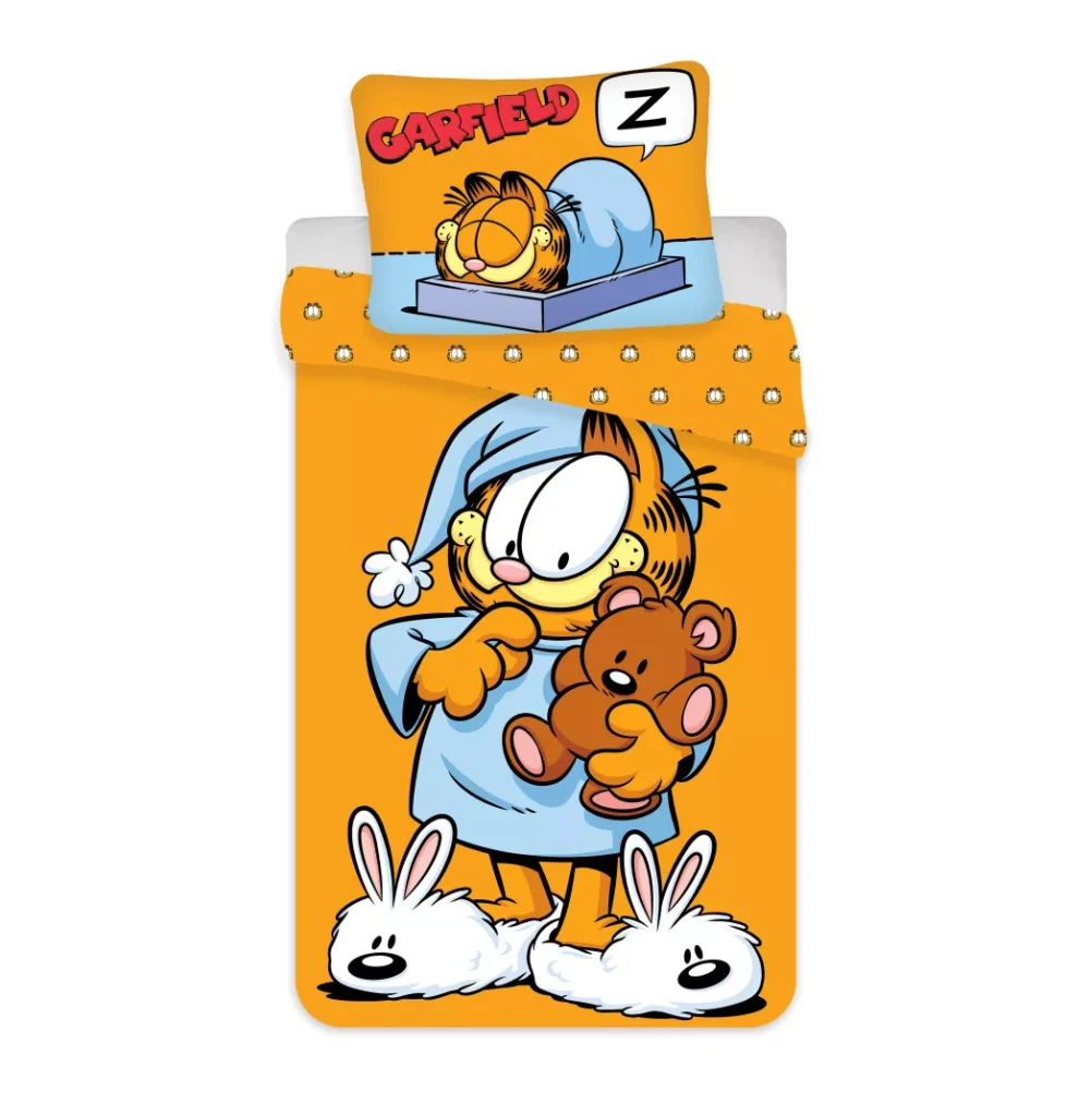 Garfield dekbedovertrek oranje 100 x 135 cm Katoen