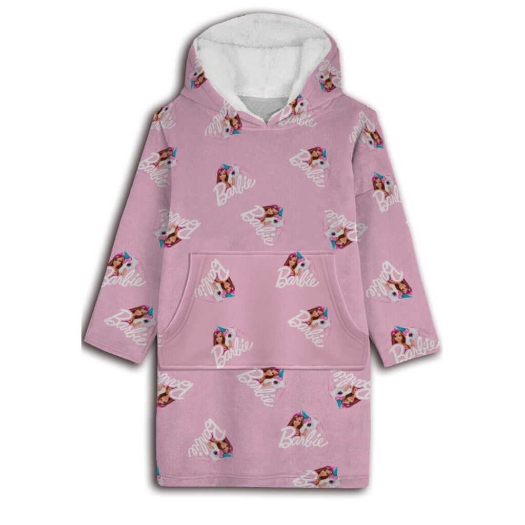 Barbie hoodie poncho eenhoorn 7 - 14 jaar - polyester