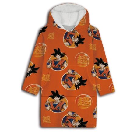 Dragon Ball Z hoodie poncho 7 - 14 jaar - polyester - pre order