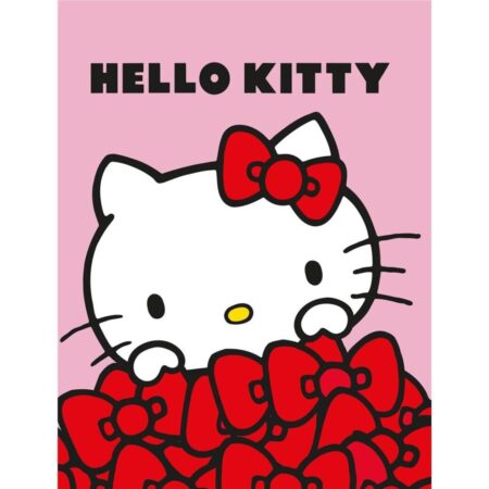 Hello Kitty fleece plaid 130 x 160 cm - polyester - pre order