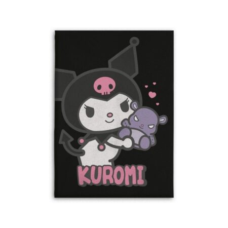 Hello Kitty Kuromi fleece plaid 110 x 150 cm - polyester - pre order