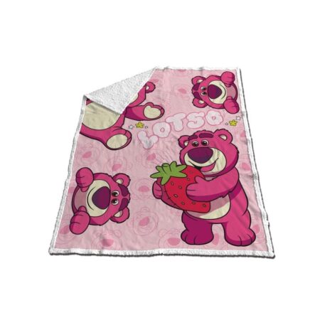Toy Story Lotso Sherpa fleece plaid 130 x 170 cm - polyester - pre order