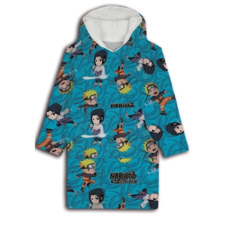 Naruto hoodie poncho maat XS - L - polyester