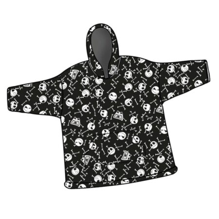Nightmare Before Christmas hoodie poncho 7 - 14 jaar polyester - pre order