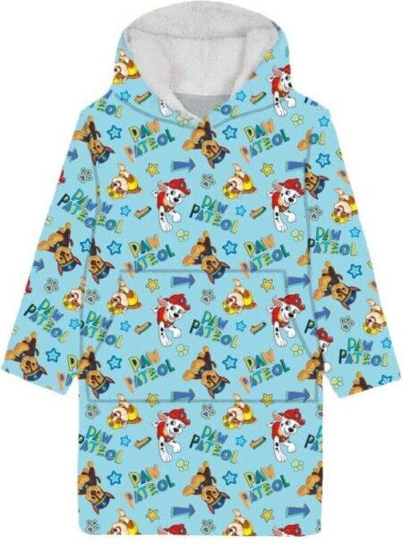 Paw Patrol hoodie poncho blauw 7 - 14 jaar - polyester