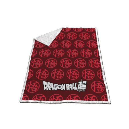 Dragon Ball Z fleece plaid rood 130 x 170 cm - polyester