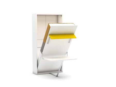 Eenpersoons opklapbed met  bureau - Happy - Geel