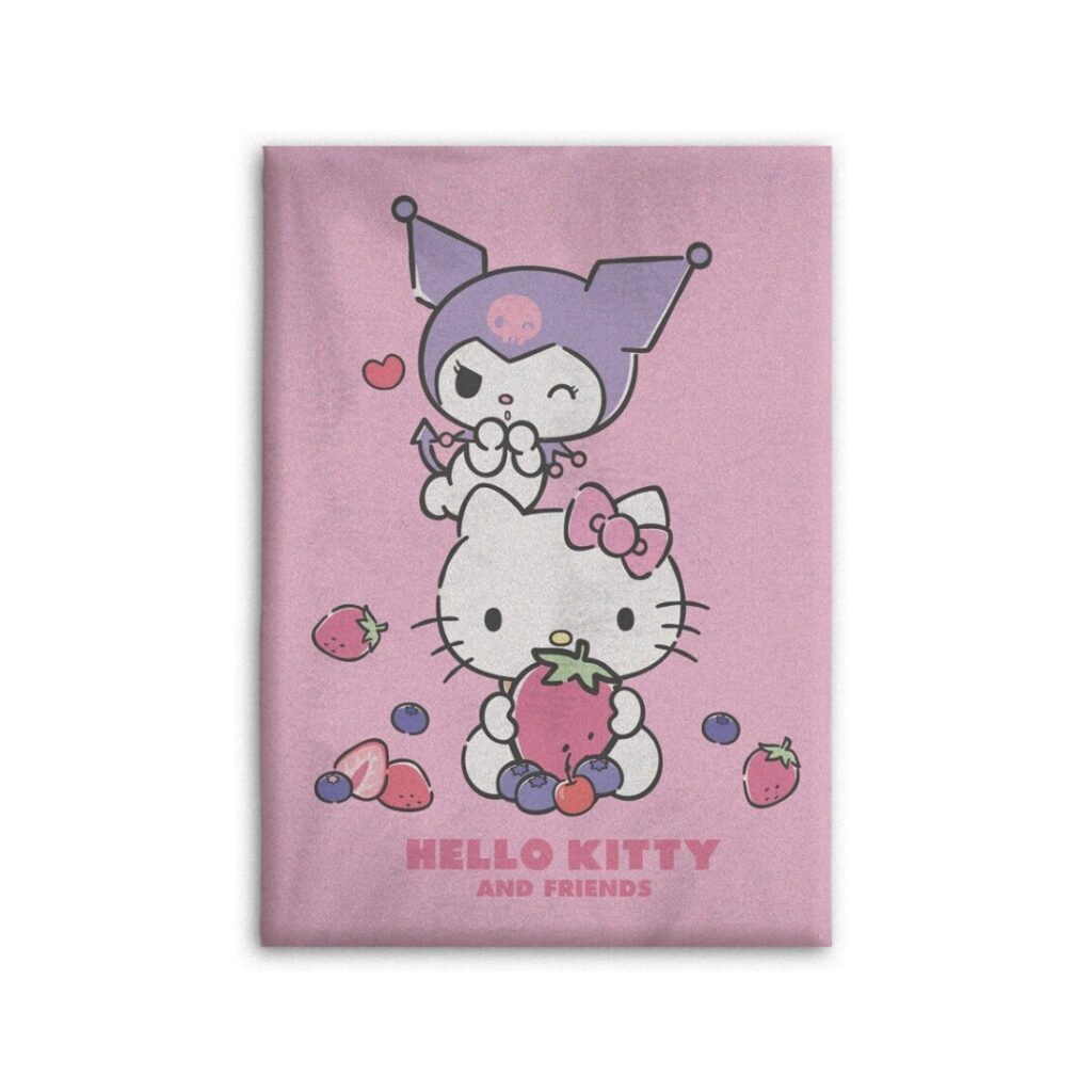 Hello Kitty Fleece plaid 100 x 140 cm - polyester - pre order