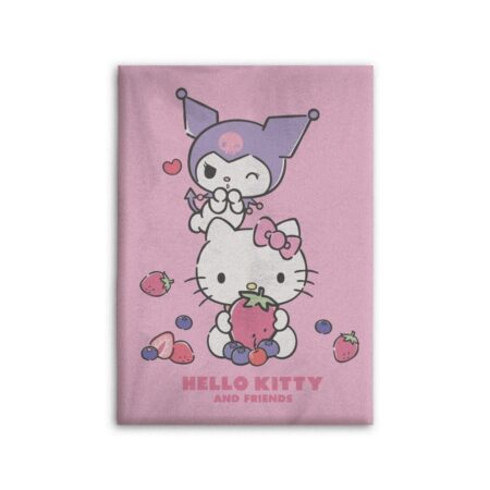 Hello Kitty Fleece plaid 100 x 140 cm - polyester - pre order