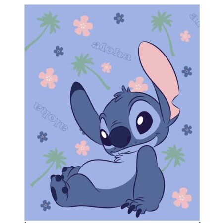 Stitch aloha fleece plaid 130 x 160 cm - polyester - pre order