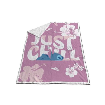 Stitch just chill fleece plaid 130 x 170 cm - polyester - pre order