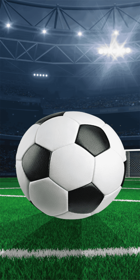 Voetbal handdoek 70 x 140 cm - pre order