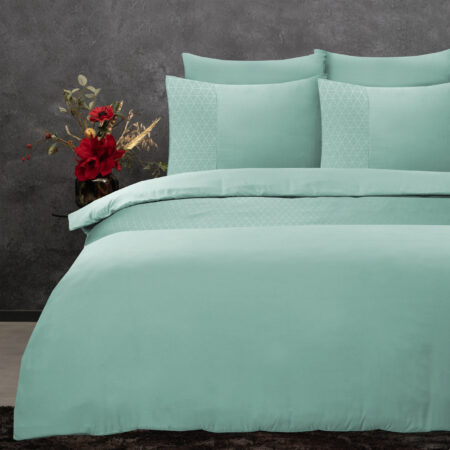 Sleeptime Berlin Mint groen 200 x 220 cm