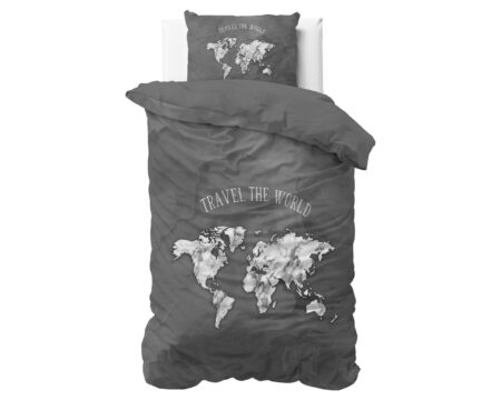 Sleeptime Marble World Antraciet 140 x 200/220 cm
