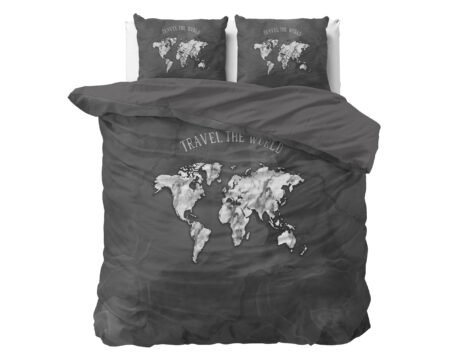 Sleeptime Marble World Antraciet 200 x 200/220 cm