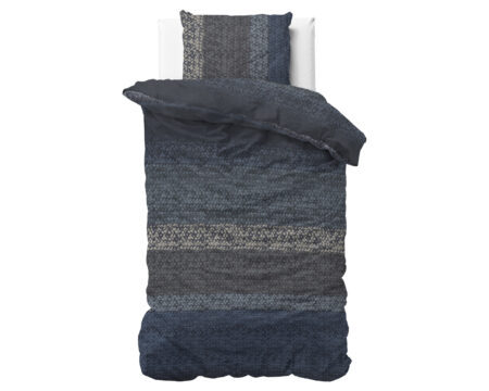 Dreamhouse Flanel Gradient Knits Blauw 140 x 220 cm