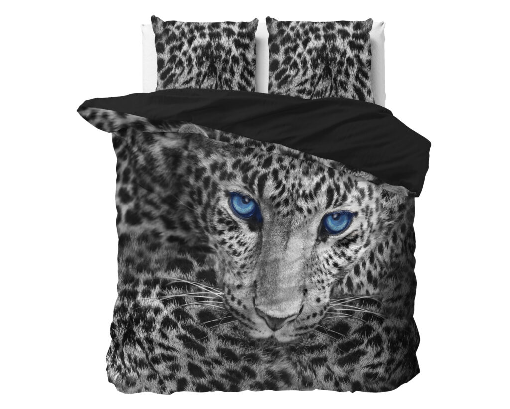 Sleeptime Cheetah Grijs 135x200/220 cm