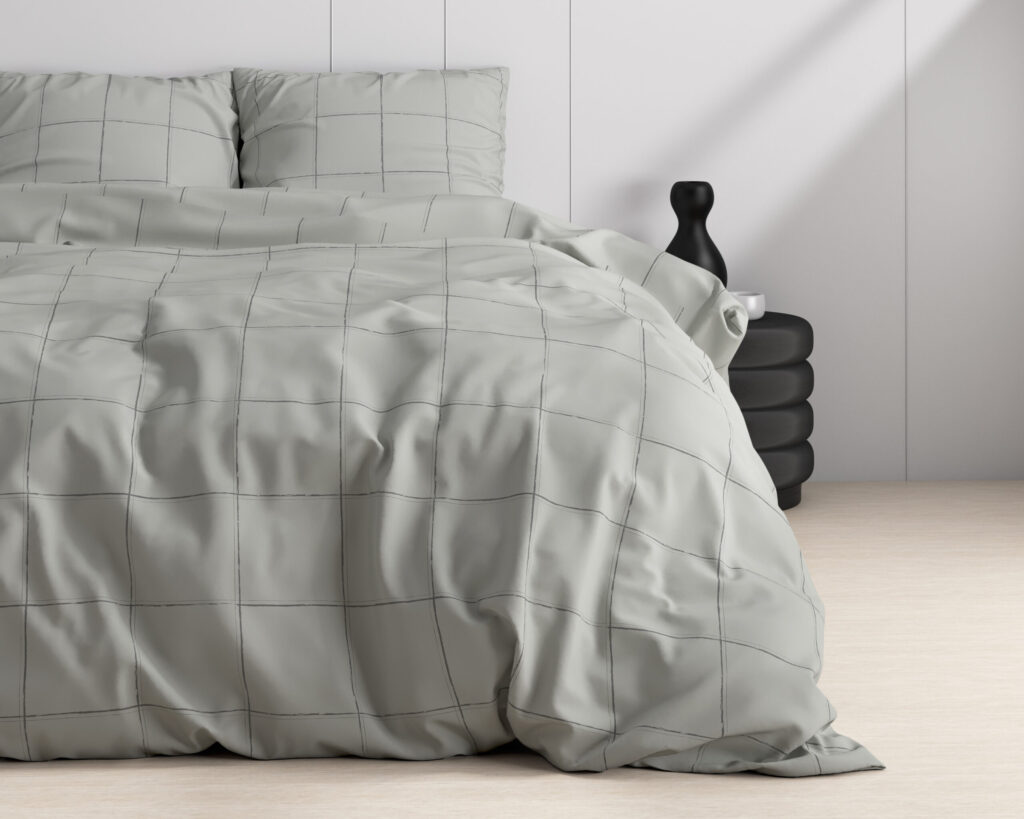 Dreamhouse Deep check Grey 240 x 220 cm
