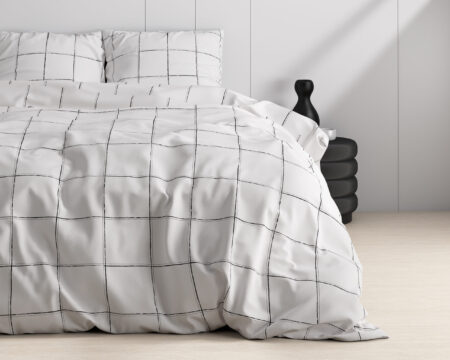 Dreamhouse Deep check White 240 x 220 cm