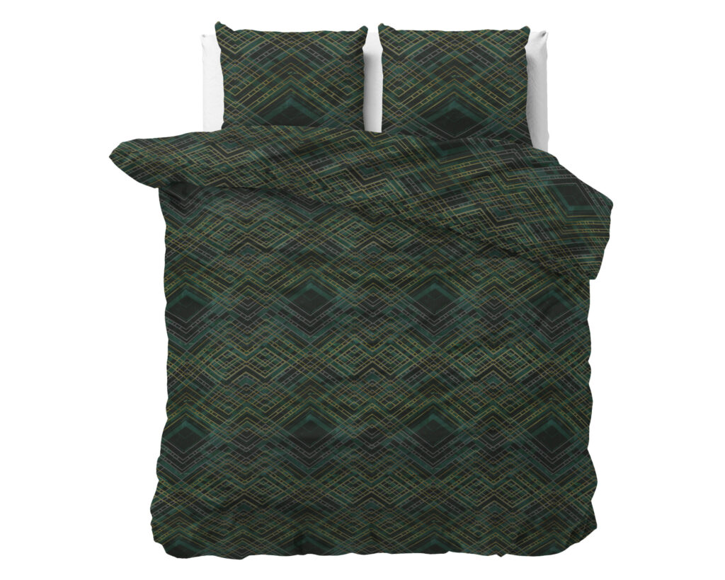 Sleeptime Authentic Triangle Groen 240 x 200/220 cm