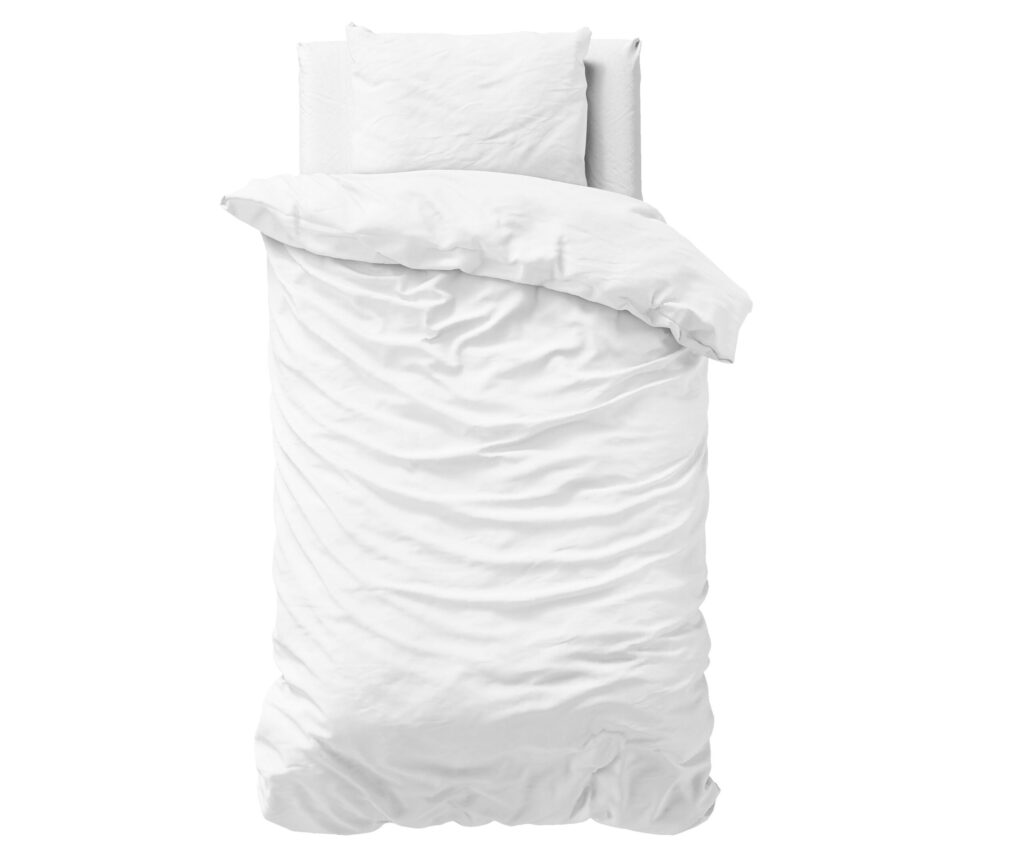 Primaviera Deluxe Uni Satijn Dekbedovertrek Wit 140 x 200/220 cm