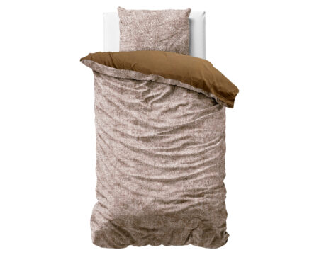 Dreamhouse Signature Velvet Katoen Aria Bruin 140 x 220 cm