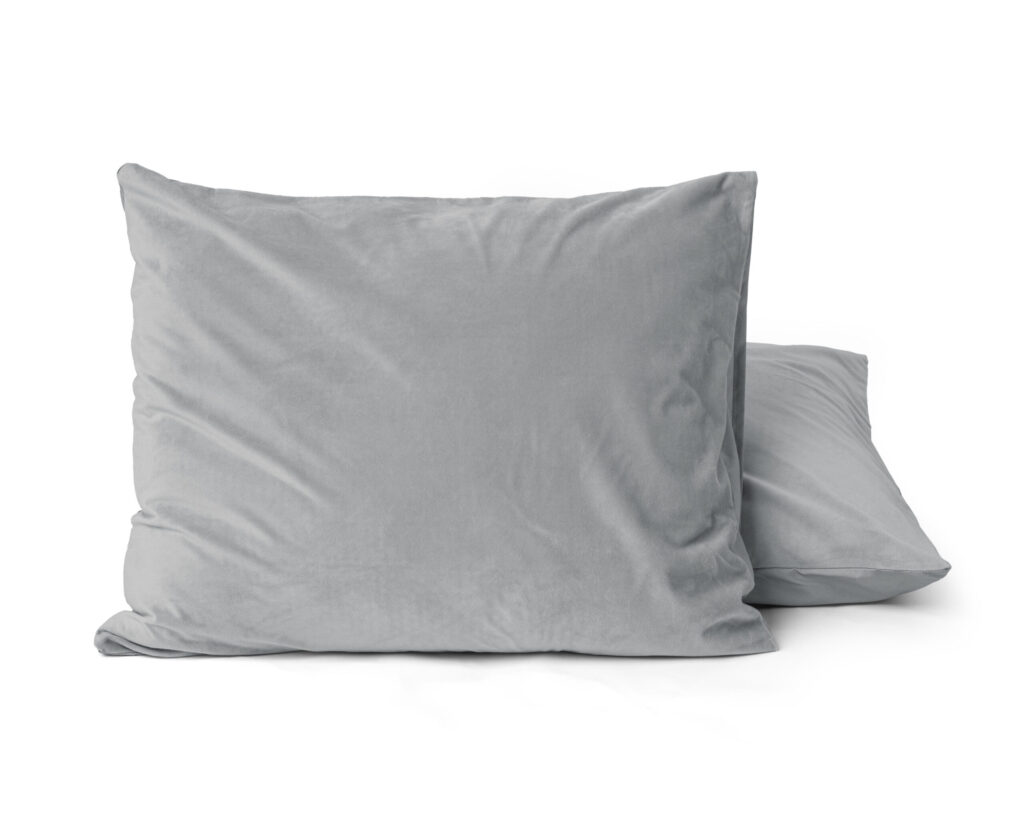 Sleeptime Velvet 2 in 1 kussenslopen Grijs 60 x 70 cm