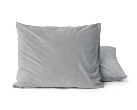 Sleeptime Velvet 2 in 1 kussenslopen Grijs 60 x 70 cm