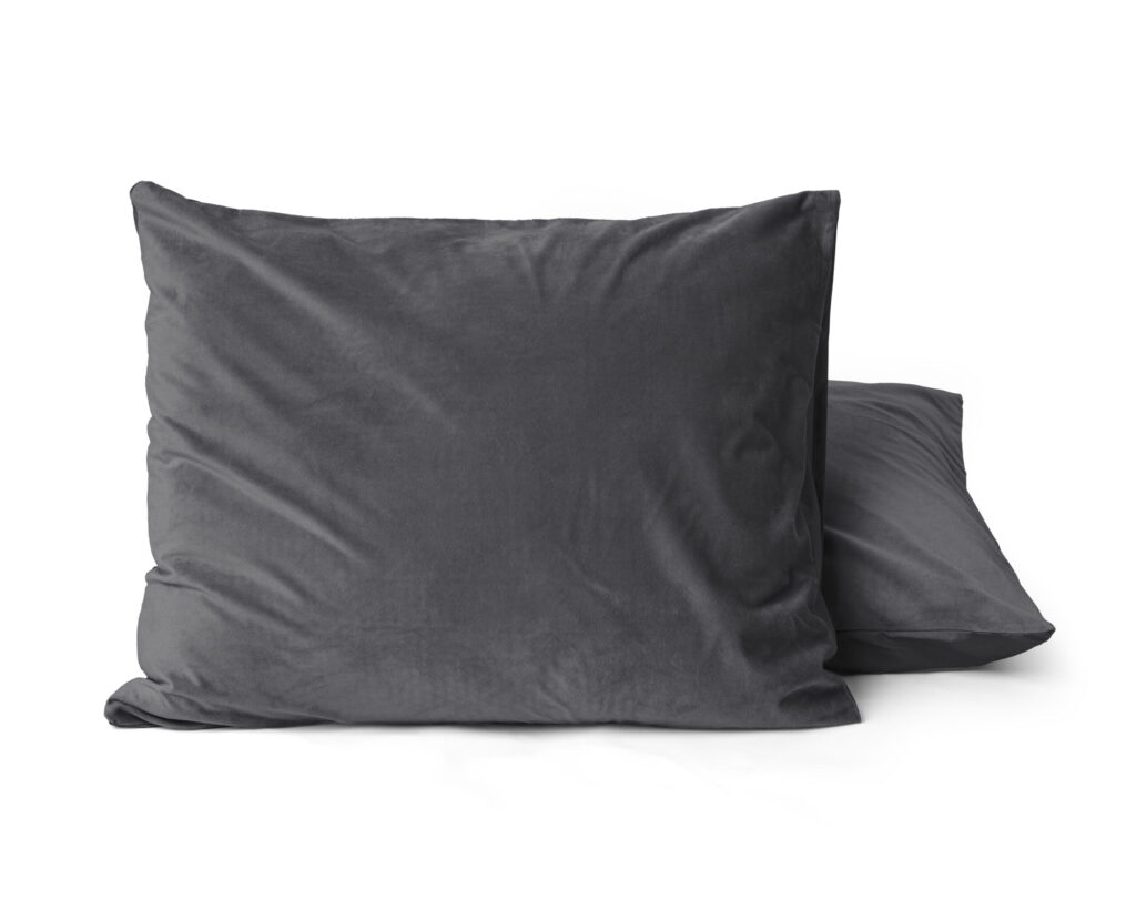 Sleeptime Velvet 2 in 1 kussenslopen Antraciet 60 x 70 cm