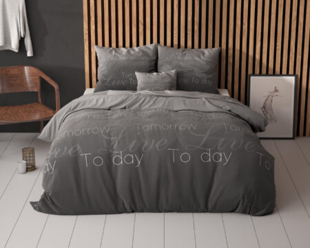 Sleeptime Live Today Antraciet 200 x 220 cm
